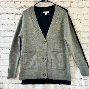 Beach Lunch Lounge Women’s Color block Button Down Cardigan Sweater Small